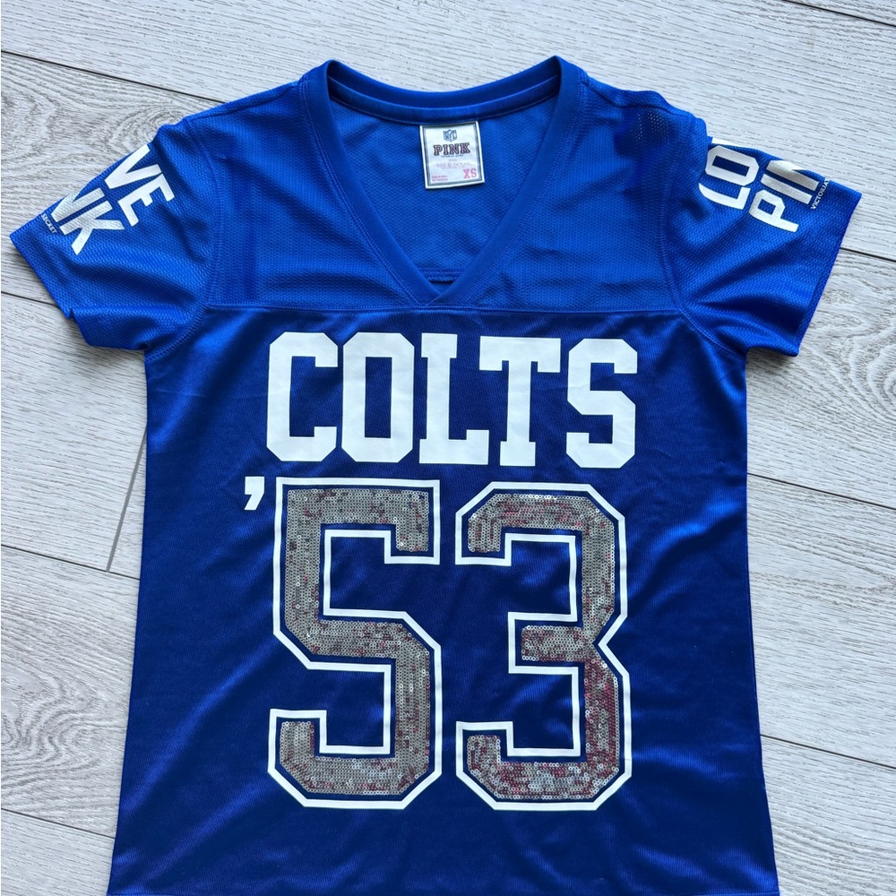 PINK Victoria's Secret Colts Jersey Womens size XS